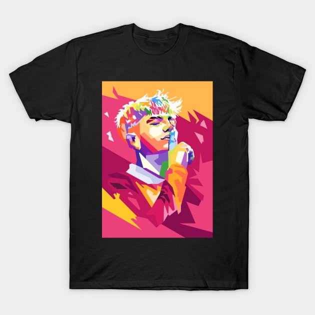 Garnacho Wpap Limit Color T-Shirt by Zet Art